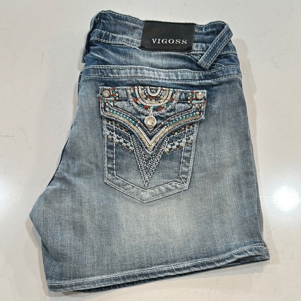 Vigoss Women’s Denim Jean Shorts Size 7/8